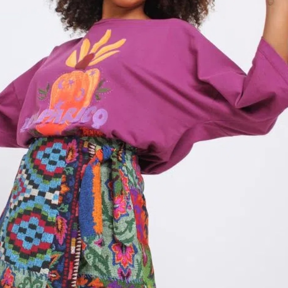 FARM Rio Purple Short Sleeve Tee